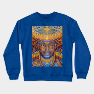 Transcendental Shift (7) - Trippy Psychedelic Art Crewneck Sweatshirt